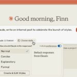 Anthropic présente des styles d'écriture personnalisés pour Claude AI