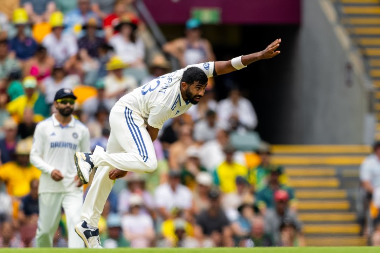 Bols Jasprit Bumrah de l'Inde.